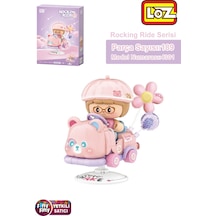 Loz Creative Serisi Sallanan Pembe Panda Modeli 189 Parça Oyuncak Yapım Seti Fflz-4301