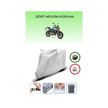 Gri Arka Çanta Uyumlu Rks Srk550 Uyumlu Motosiklet Brandası Motor Örtüsü