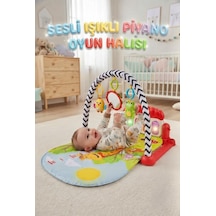 Tıfıl Toys 4'ü 1 Arada Müzikli Bebek Oyun Halısı ve Piyano Seti Eğitici Melodi Çalan Işıklı Oyun Halısı