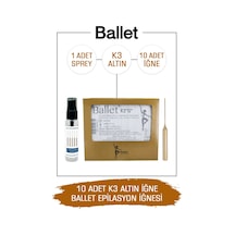 Ballet Gold K3 Epilasyon İğnesi 10'lu