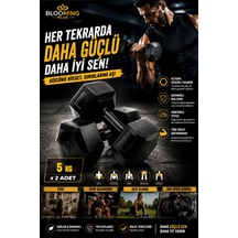 5 Kg Dambıl Seti X2 Adet Toplam 10 Kg