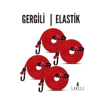 Modacar Gergili Bagaj Lastiği 2 Kancalı 4 Lü Paket