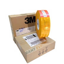 3m 983 Sarı Reflektif Bant 15metre Tüvtürk Onaylı Reflektör Şerit