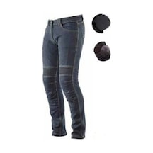 Ebakbak Likralı Esnek Kumaş Korumalı Kevlar Kot Motosiklet Pantolonu