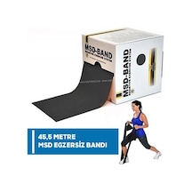 Msd Egzersiz Bandı Siyah Fizik  Egzersiz Lastiği 45.5 Mt