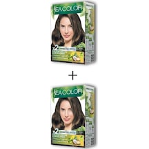 2X2 Tüp Krem Saç Boyası Seti Kumral No:7.0