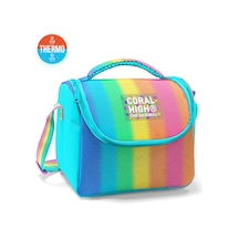 Coral High Kids Renkli Çizgili Thermo Beslenme Çantası 22773 Çok Renkli