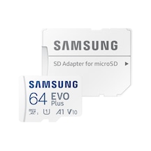 Samsung  Evo Plus MB-MC64KA/TR 64 GB Micro SDXC Classs 10 UHS-I U1 Hafıza Kartı