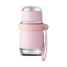 Jumbo Magic Pipetli Pembe Termos 450 Ml