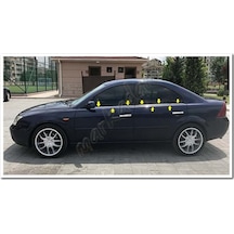Woc Chrome Ford Mondeo Krom Cam Çıtası 2001-2007 4 Parça  Paslanma