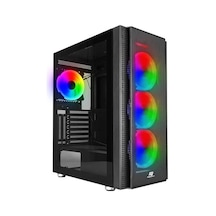 Powerboost Vk-g3506s 4-rgb Rıgn Fanlı Gamıng Mıd-tower Pc Kasası