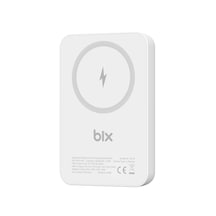 Bix PB112 10000 mAh 15 W Kablosuz Şarj Destekli Powerbank Beyaz