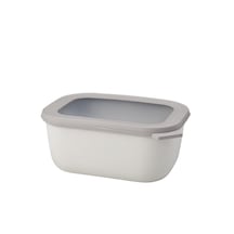 Mepal multi bowl cirqula rectangular saklama kabı 1500 ml-nordic white