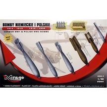 Mirage 848401 1/48 Ölçek, German Ww1 And Polish Ww2 Bombs Max Se, Plastik Model Kiti-52153