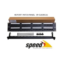 Speed Sp Cu648 48 Port Utp Cat6 Patch Panel