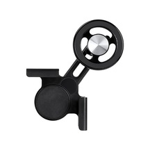 Sunshine011 Siyah Manyetik Tesla Araç İçi Telefon Tutucu, Çok Açılı Ayarlanabilir Güçlü Mıknatıs