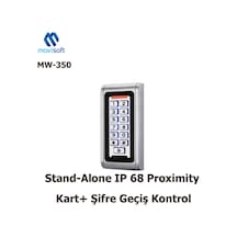 Proximity Dış Ortam Su Geçirmez Metal Kasa Kartlı + Şifreli