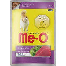 Me-O Ton Balıklı Jöleli Pouch Yetişkin Kedi Yaş Maması 80 G