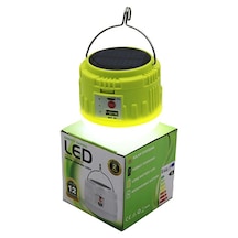Usb - Solar Şarjlı Askılı Kamp Lambası - Powerbank 4801 Çok Renkli