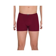 Berrak 4488 Erkek Ince Kemer Modal Boxer 5 Li Paket Bordo