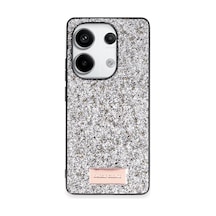 Onegif Xiaomi Redmi Note 13 Pro 4g Bright Simli Kapak - Gümüş 0.2M-Çok Renkli