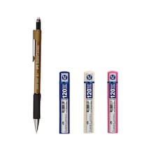 L 1347 Versatil Kalem 0.7 Altın 134781 + 120'li 0.7 Uç 3 Adet Nocolor-2cbaa5d8