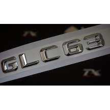 GLC63 Bagaj Krom Metal 3M 3D Yazı Logo