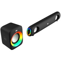 Soaiy SH11 Taşınabilir Kablosuz Bluetooth Speaker Hoparlör - Renkli Işıklı Ses Bombası - USB & Aux - ZORE-219772