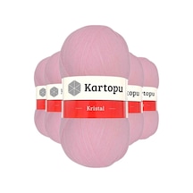5 Adet Kristal Çift Katlı El Örgü Lif İpi Bebe Pembe K788 Çok Renkli