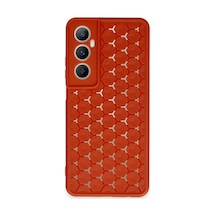 Realme C65 Kılıf Petek Silikon Kapak - Kırmızı Bzsxx00 1