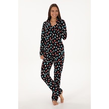 U.s. Polo Assn. Kadın Lacivert Pijama Takım 50318895-vr033 Lacivert