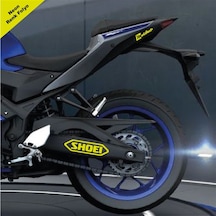 Shoeı Yazılı Neon Sarı Arka Maşa Sticker Etiket Modeli