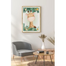 Ahşap Çerçeveli Mdf Tek Tablo Sevimli Hayvanlar Serisi Kendi Tablo Setinizi Oluşturacağınız Liste 32 X 42 Çerçeveli 1199