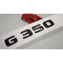 G 350d Bagaj Parlak Siyah Abs 3m 3d Yazı Logo Uyumlu