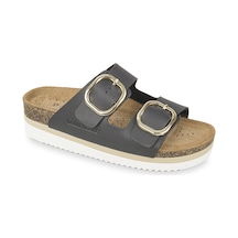 Terlik Kadın Diğer Vg4801t Valleverde Nabuk Slipper Nero Siyah