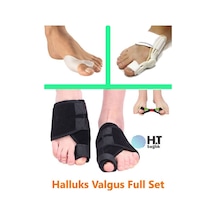 Halluks Valgus Büyük Set - 2 Kumaş Gece Ateli-2 Gece Ateli-1 Çf Makaralı Bunyon-1 Egzersiz Lastiği