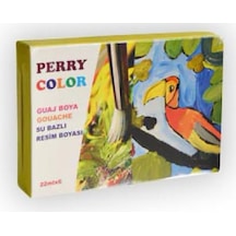 Perry Color Su Bazlı Guaj Boya 22 ML X 6 Adet Çok Renkli