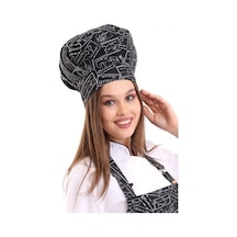 Tabela Desenli Aşçı Mantar Şapka - Unisex-Standart-Tek Parça