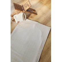 Sade Seccade Çantalı Naturel Düz 70x115 Ç1 Nakış Çantalı