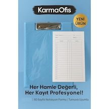 Satranç Notasyonlu Sekreterlik Seti 17x24 Cm 50 Sayfa Hamle Kayıt Formu Açık Mavi