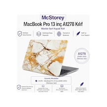 Macbook Pro Kılıf 13inç Marble A1278 Eski Ethernetli Model 2008-2012 İle Uyumlu Marble 03