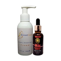 Breastgain Cream Kadınlara Özel Boyutuna Şekillendirici Krem 120 Ml + Xir Bay Bayan Özel Karışım Içecek 30 Ml