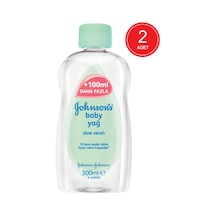 Johnson's Baby N-549020 Aloe Veralı Bebek Yağı 2 x 300 ML