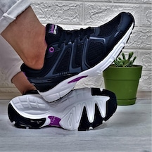 Kinetix Arıon Siyah-mor-beyaz Fuspetli Athletic Koşu Spor Ayakkabı Siyah - Mor