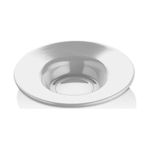 6 Adet 11 Cm Beyaz Melamin Soft Çay Tabağı Bulaşık Makinesinde Yıkanabilir Dayanıklı Çay Tabak