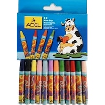Adel Mum Pastel Boya 12 'li Karton Kutu