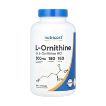 Nutricost, L-ornithine, 500 Mg, 180 Capsules.abd Menşei