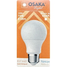 6 Adet Osaka 10w 75w Beyaz Işık 6500k E27 Duylu Kalın Duy Led Ampul 6 Adet Osaka 10w 75w Beyaz Işık 6500k E27 Duylu Kalın Duy Led Ampul