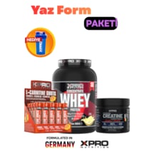 Xpro Nutrition Whey Muz 1024gr + Creatıne 250gr + L-carnıtıne Shots