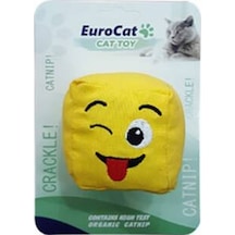 Dil Çıkaran Smiley Küp Kedi Oyuncağı